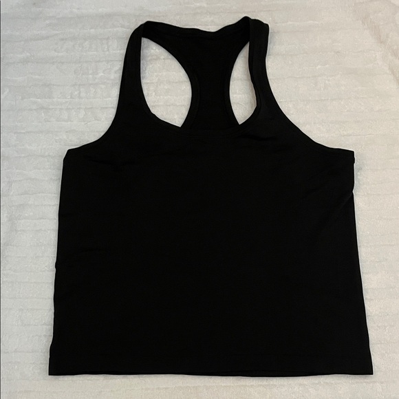 Sleek Black Racerback Tank Top - Picture 1 of 2
